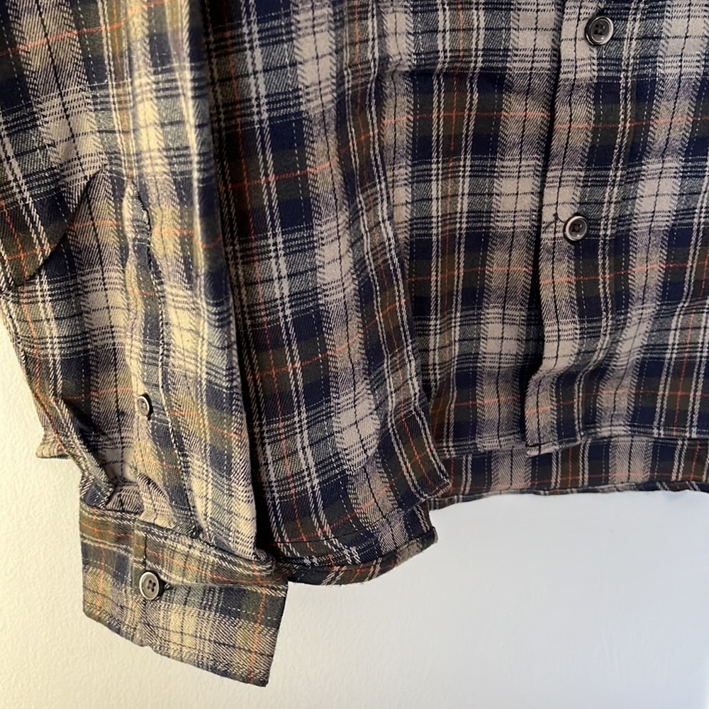 NWT Tailor Vintage Performance Plaid Stretch Flannel - Picture 6 of 9